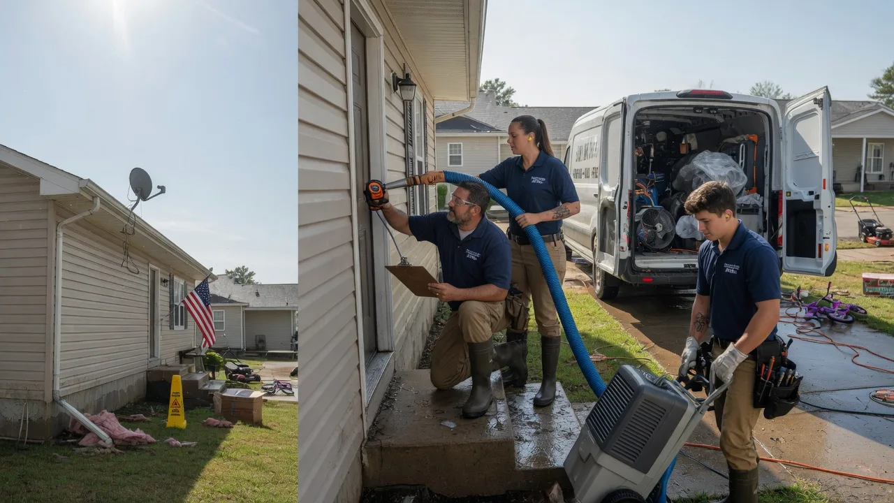 Ceiling Water Damage Restoration in Normal, IL near me